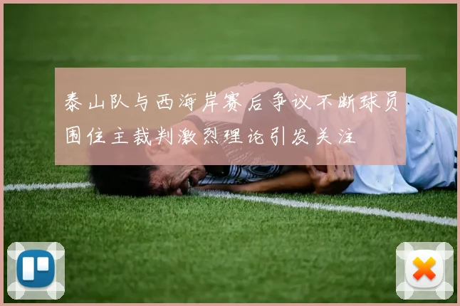 泰山队与西海岸赛后争议不断球员围住主裁判激烈理论引发关注